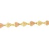 Mt Rushmore Black Hills Gold Linking Leaves Bracelet - G 846