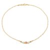 Mt Rushmore Black Hills Gold Rose Ankle Bracelet - G 8002 - Image 2