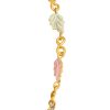 Landstrom's Original Black Hills Gold Linking Leaves Bracelet - G L07234 - Image 2