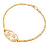 Landstrom's Original Black Hills Gold Hummingbird and Flower Bracelet - G L07245 - Image 2