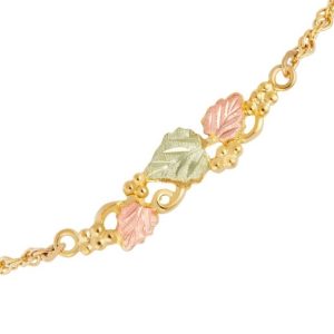 Landstrom's Original Black Hills Gold Trailing Vines Bracelet - G L07266