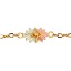 Mt Rushmore Black Hills Gold Leaves Bracelet - G 845
