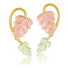 Mt Rushmore Black Hills Gold Leaf & Vine Earrings - G 3168