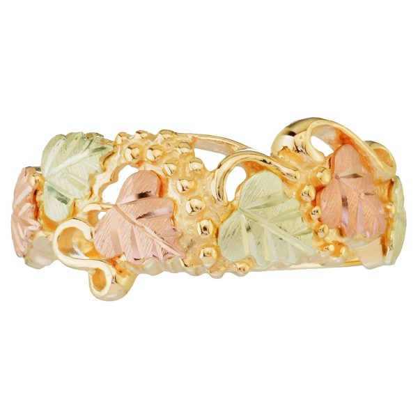 Black Hills Gold by TRJ Intricate Flowing Vines Ring – G C1224