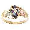 Black Hills Gold by TRJ Marquise Mystic Fire Topaz Ring – G C4351/MF