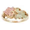 Landstrom’s Original Black Hills Gold Dual Leaves and Vine Ring - G L02800