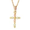 Landstrom’s Original Black Hills Gold Cross Pendant - G LPE485