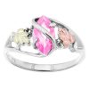 Black Hills Gold on Silver by TRJ Marquise Pink Cubic Zirconia Ring – MRC4351/P-GS