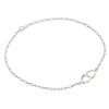 Black Hills Gold on Silver by TRJ Double Heart Ankle Bracelet - MRC8019-AK-GS