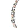 Black Hills Gold on Silver by TRJ Ribbon Link Bracelet - MRC8297-7-GS - Image 2