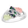 Landstrom’s Original Black Hills Gold on Silver Marquise Mystic Fire Topaz Ring - MRL02874-471
