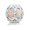 Landstrom’s Original Black Hills Gold on Silver Charm Bead - MRLCH1018