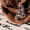 Landstrom’s Original Black Hills Gold on Silver Antiqued Earrings - MRLER1708P - Image 2
