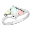 Landstrom’s Original Black Hills Gold on Silver Marquise Opal Ring - MRLLR2948