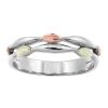 Landstrom’s Original Black Hills Gold on Silver Dainty Leaves Ring - MRLLR3059 - Image 2