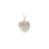 Landstrom’s Original Black Hills Gold on Silver "I Love You" Heart Locket - MRLPE627