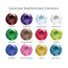 Mt Rushmore Black Hills Gold Family Jewelry Ring with 2-4, 2.5mm Genuine Birthstones - G 904-GN - Image 5