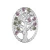 Black Hills Gold on Silver by TRJ Family Jewelry Generational Tree Pendant with 1-14, 2.5mm Synthetic Birthstones - MRC3410-SY - Image 15