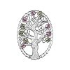 Black Hills Gold on Silver by TRJ Family Jewelry Generational Tree Pendant with 1-14, 2.5mm Synthetic Birthstones - MRC3410-SY - Image 13