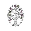Black Hills Gold on Silver by TRJ Family Jewelry Generational Tree Pendant with 1-14, 2.5mm Synthetic Birthstones - MRC3410-SY - Image 12