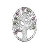 Black Hills Gold on Silver by TRJ Family Jewelry Generational Tree Pendant with 1-14, 2.5mm Synthetic Birthstones - MRC3410-SY - Image 11