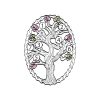 Black Hills Gold on Silver by TRJ Family Jewelry Generational Tree Pendant with 1-14, 2.5mm Synthetic Birthstones - MRC3410-SY - Image 10
