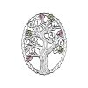 Black Hills Gold on Silver by TRJ Family Jewelry Generational Tree Pendant with 1-14, 2.5mm Synthetic Birthstones - MRC3410-SY - Image 9
