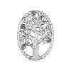 Black Hills Gold on Silver by TRJ Family Jewelry Generational Tree Pendant with 1-14, 2.5mm Synthetic Birthstones - MRC3410-SY - Image 7