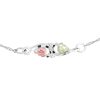 Mt Rushmore Black Hills Gold on Silver Ankle Bracelet - MR8073 - Image 2
