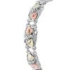 Black Hills Gold on Silver by TRJ Coiling Vines Bracelet - MRC8221-GS - Image 2