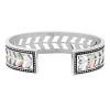 Landstrom’s Original Black Hills Gold on Silver Antiqued Cuff Bracelet - MRLBR285C - Image 2