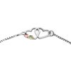 Landstrom’s Original Black Hills Gold on Silver Double Heart Bolo Bracelet - MRLBR3095 - Image 3