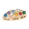 Black Hills Gold by TRJ Family Jewelry Swirling Vine Ring with 1-6, 2.5mm Genuine Birthstones - G C1652-GN