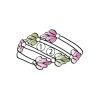 Landstrom’s Original Black Hills Gold Family Jewelry Triple Channel Ring with 2-6, 2.5mm Synthetic Birthstones - G LD2155-SY - Image 7