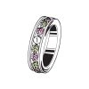 Black Hills Gold on Silver by TRJ Family Jewelry Ring with 1-7, 2.5mm Synthetic Birthstones - MRC40615-SY - Image 9