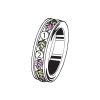 Black Hills Gold on Silver by TRJ Family Jewelry Ring with 1-7, 2.5mm Synthetic Birthstones - MRC40615-SY - Image 8