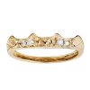 Landstrom’s Original Black Hills Gold Halo Diamond Wedding/Eternity Band - G LWR932BD