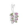 Mt Rushmore Black Hills Gold Family Jewelry Vine Pendant with 1-6, 2mm Synthetic Birthstones - G 22945-SY - Image 7