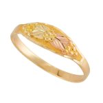 Mt Rushmore Black Hills Gold "Baby" Ring - G 49