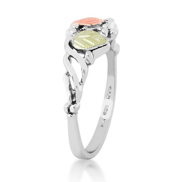 Mt Rushmore Black Hills Gold on Silver Ring - MR140 - Image 2